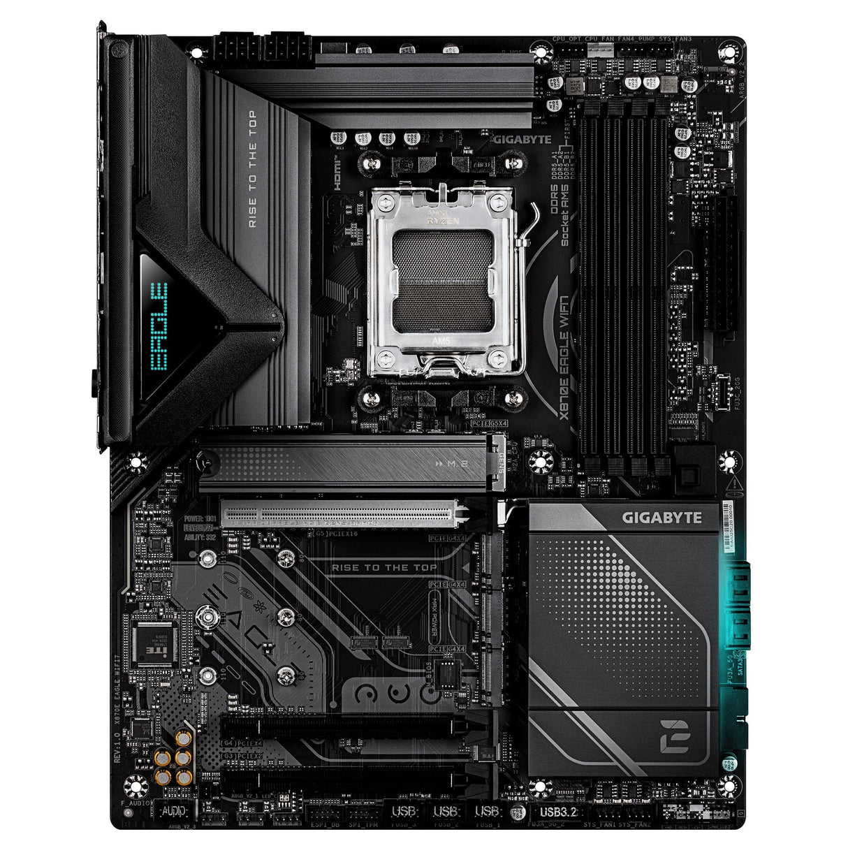 Gigabyte X870e Eagle Wifi7 Am5 4xddr5 Hdmi Dp 4xm.2