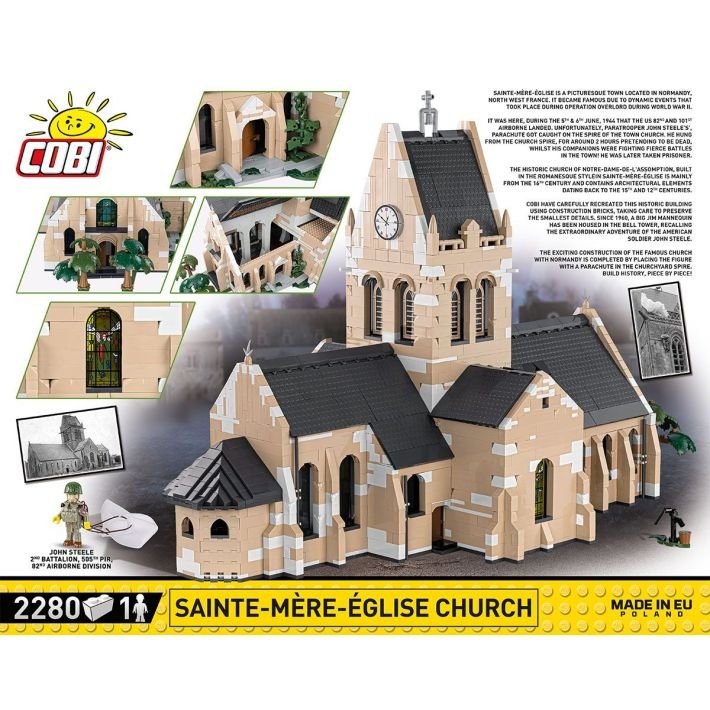 Cobi Iglesia Sainte-Mère-Église Cobi-2299