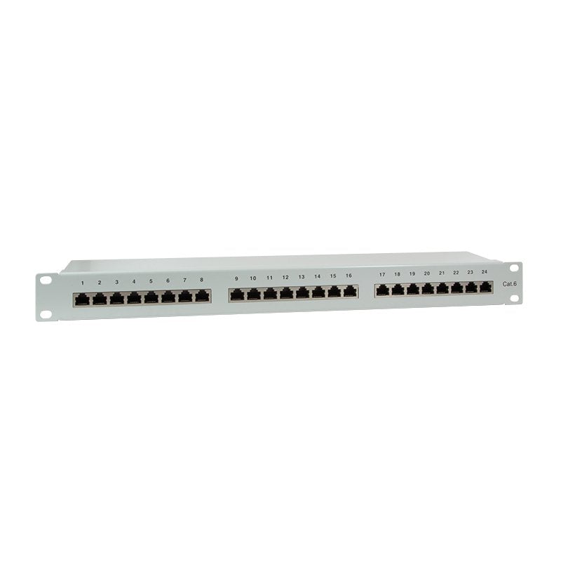 Logilink Np0053 Patchpanel 19 "Cat. 6 Stp 24 Puerto, Gris