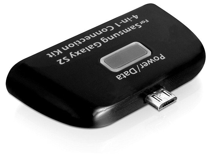 Lector De Tarjetas Externo Delock Mobile Connecting Kit 4in1 + Usb Kabel (Samsung Galaxy Sii) Black