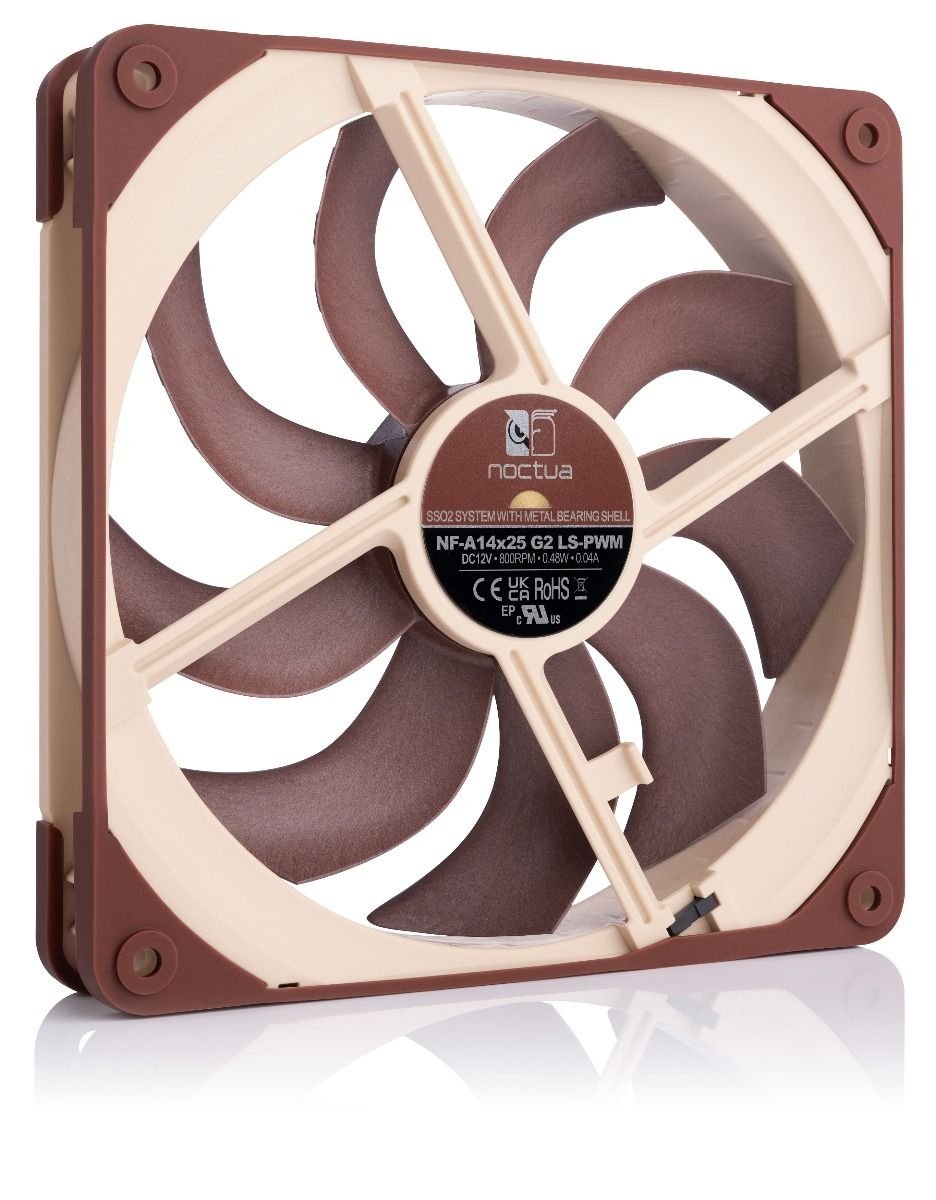 EAN 9010018100624 - Noctua NF-A14X25 G2 LS-PWM sistema de refrigeración para ordenador Carcasa del ordenador Refrigerador de imagen 2