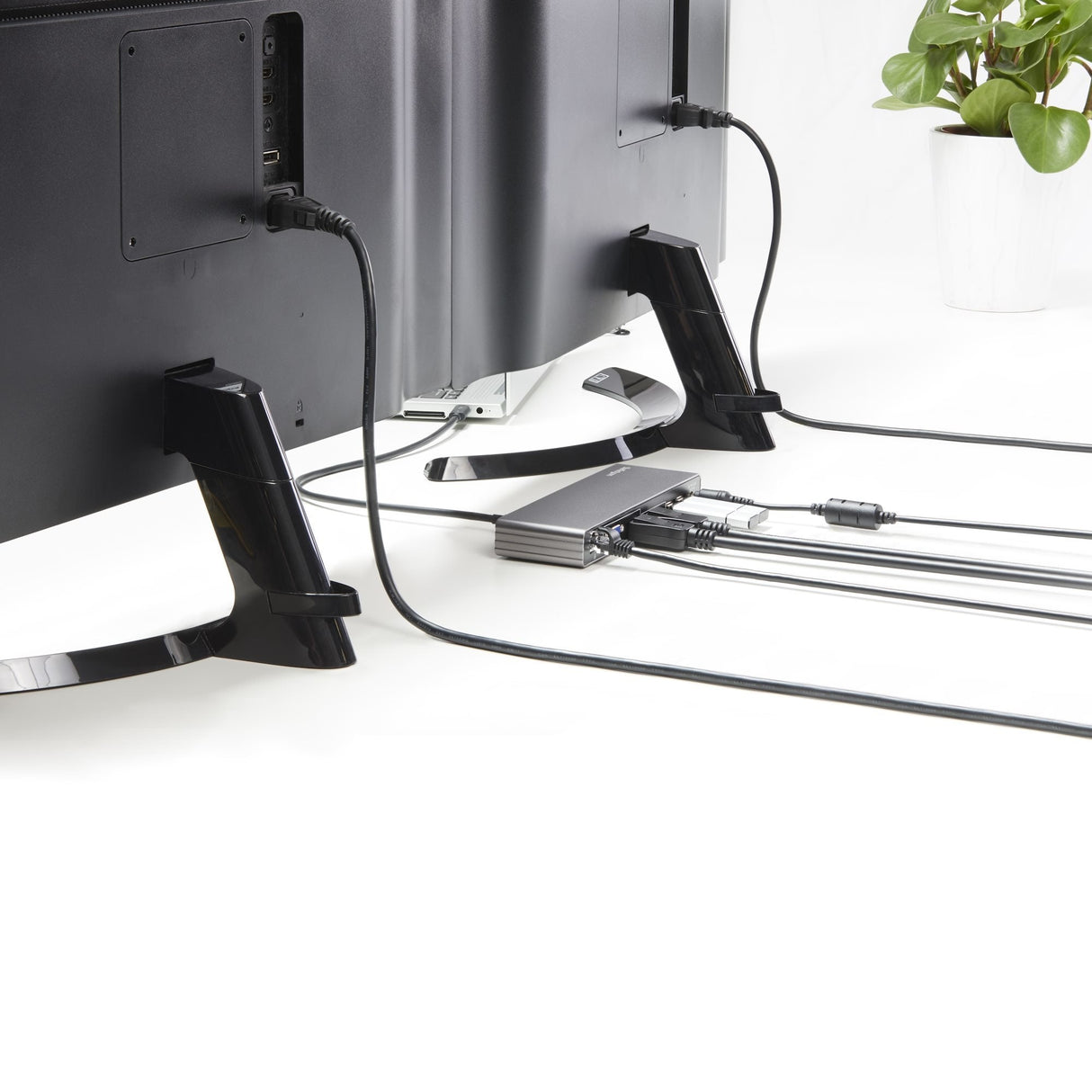 EAN 0065030876247 - StarTech.com TB3DK2DHVUE base para portátil y replicador de puertos Alámbrico Gris imagen 6