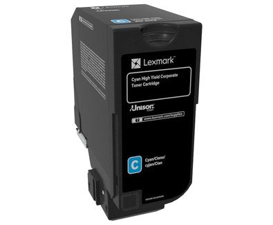 EAN 0734646608831 - Lexmark 84C2HCE cartucho de tóner 1 pieza(s) Original Cian imagen 1