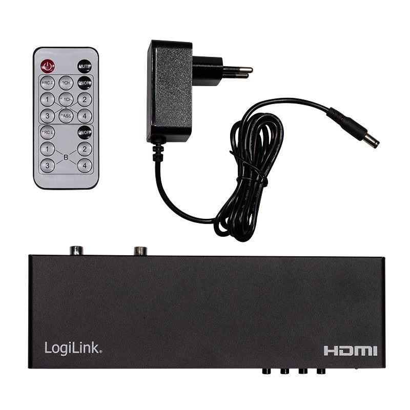 EAN 4052792062472 - LogiLink HD0049 matriz de conmutación Matriz de conmutación AV 5 W imagen 8