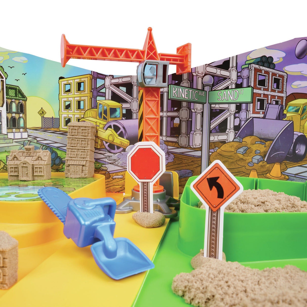 Spinmaster Kinetic Sand - Deluxe Baustellen-Koffer 6075775
