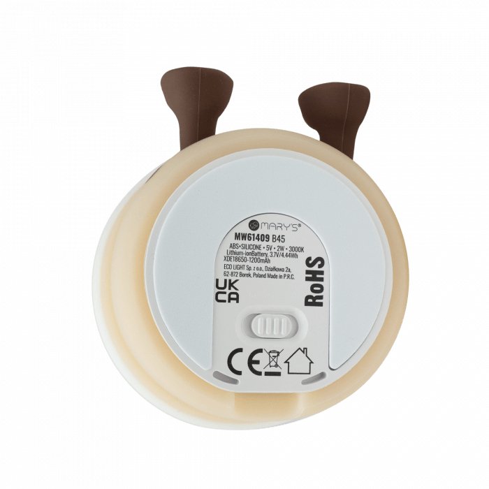 Lámpara Nocturna Led Recargable Modelo Té Burbujas