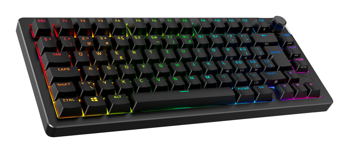 EAN 0197498745510 - HyperX Alloy Rise 75 Wireless Keyboard teclado Juego RF Wireless + Bluetooth Negro imagen 2