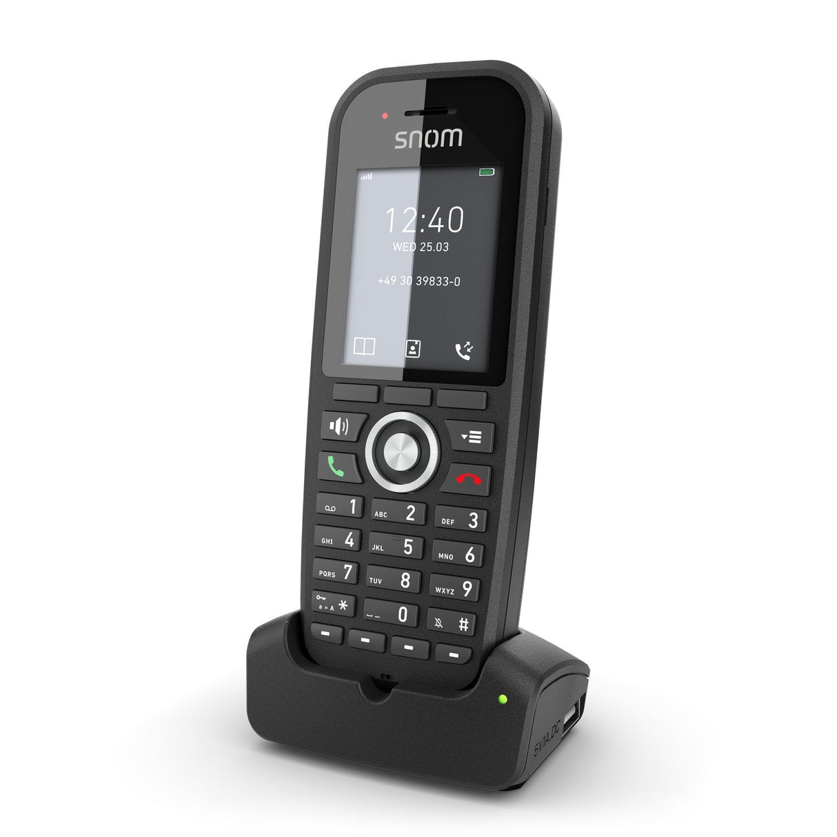 Snom M30 Ip Dect Handset Eu Teléfono Dect Negro