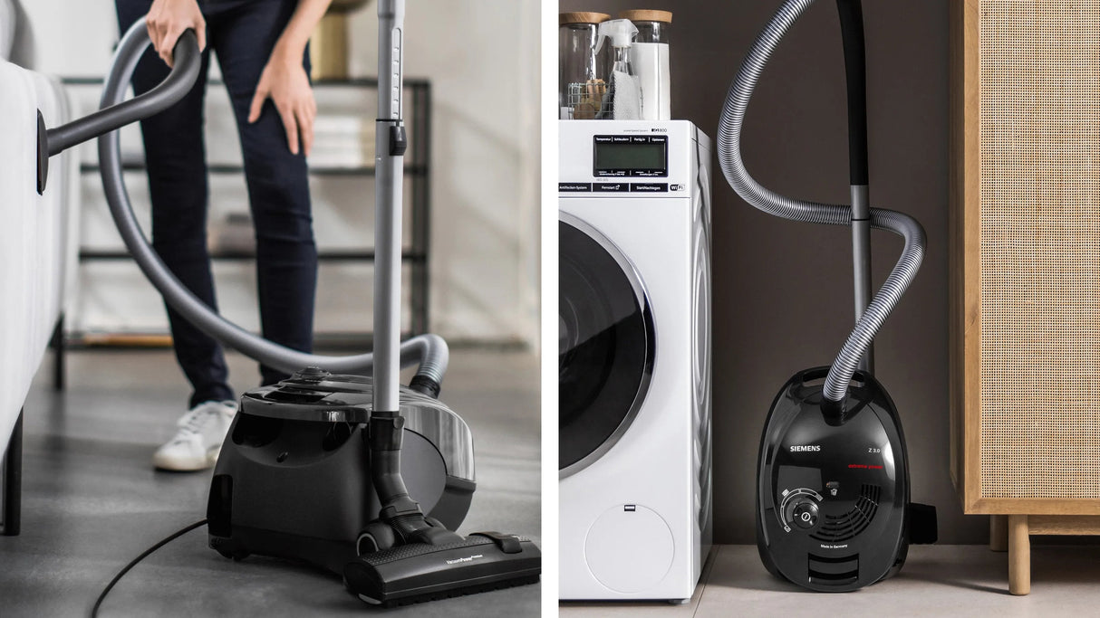 Aspirador Sin Bolsa - Siemens Vsz3xtrm11, 850 W, Depósito 4 L, Negro