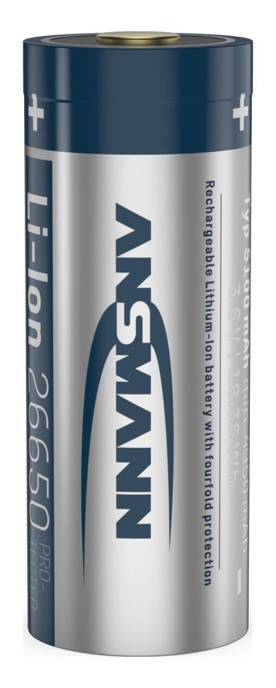 Ansmann Li-Ion 26650 5100mah 3,6v Toma Micro-Usb 1307-0012