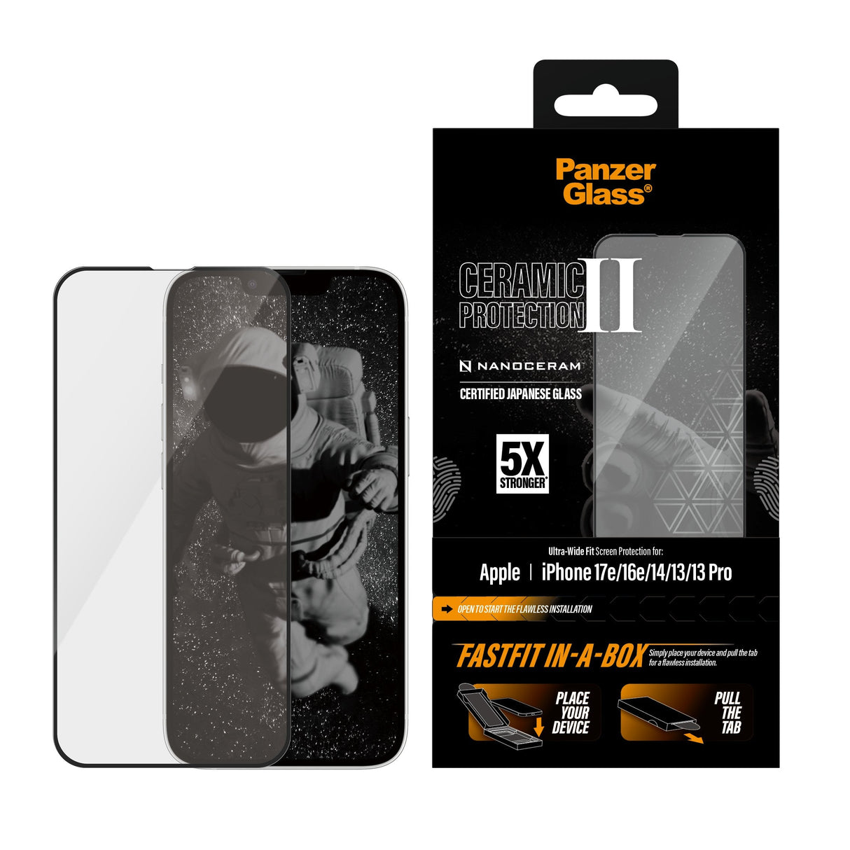 Protector Panzerglass Ceramic Screen Iphone 17e/16e/14/13/13 Pro