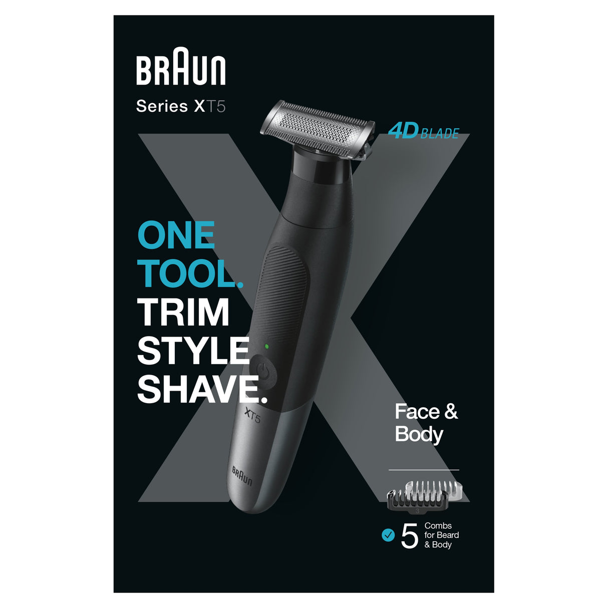 EAN 7500435206341 - Braun XT5100 Batería 5 mm Mojado y seco Negro, Gris imagen 1
