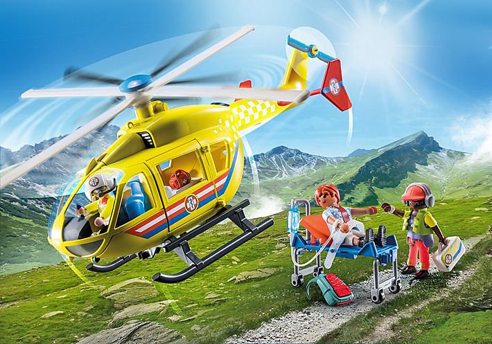 Playmobil 71203 City Life - Helicóptero De Rescate