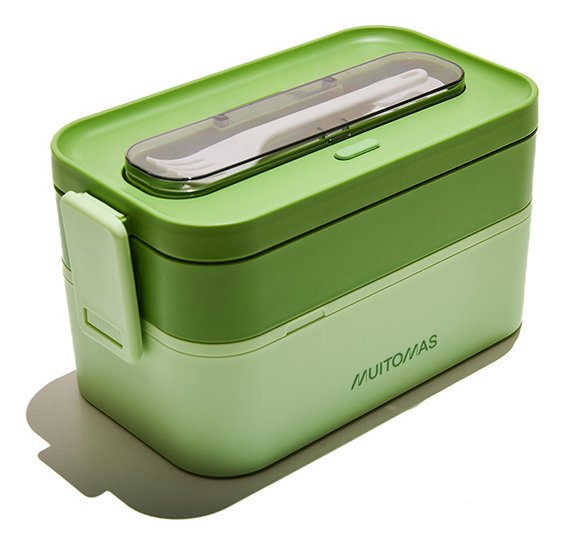 Muitomas Lunchboxlgn Fiambrera Táper 1,7 L Plástico Verde 1 Pieza(S)