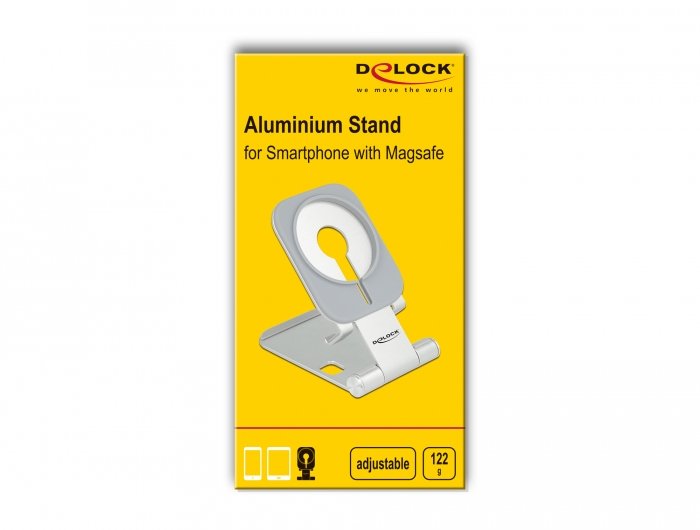Soporte Delock 18426 Pasivo Teléfono Móvil/Smartphone Aluminio