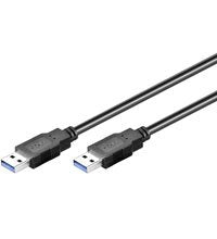 Goobay 0.5m Usb 3.0 A/A Cable Usb 0,5 M Usb 3.2 Gen 1 (3.1 Gen 1) Usb A Negro
