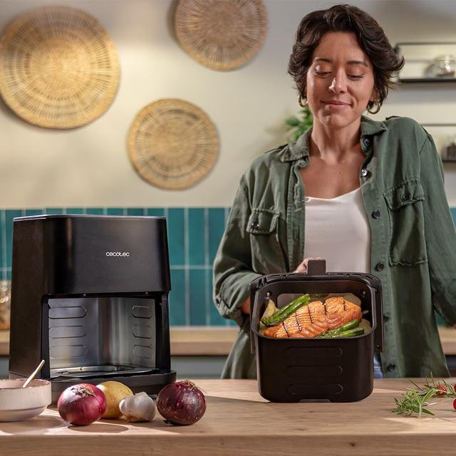 Freidora De Aire Cecotec Cecofry&Grill Duoheat 4000 4 L Potencia 1900w