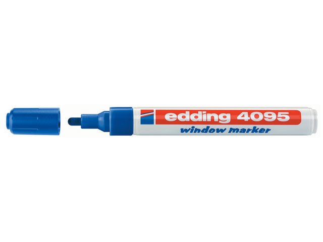 Edding Marcador De Tiza Líquida 4095 Azul