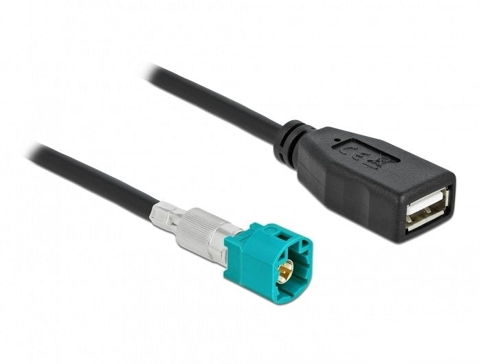 Delock Cable Hsd Z Stecker Zu Usb 2.0 Typ-A Buchse 0,5 M Premium