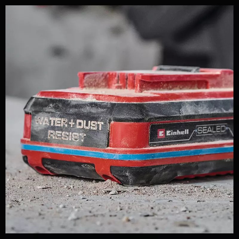Batería Einhell Power-X-Change Plus 18v 3.0ah Sellada Rojo/Negro, Ip57, Resistente Al Agua, Protección Contra Cortocircuitos 4511618