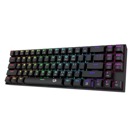 Redragon Deimos Teclado 70% Mecánico Gaming Rgb Negro