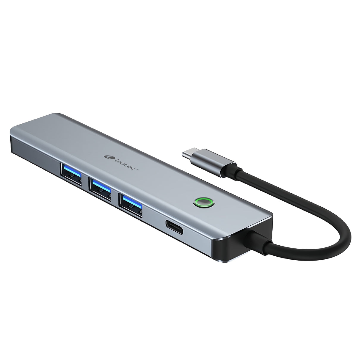 Leotec Docking Station 6en1 1usb-C Pd100 Power&Datos 3usb3.0 1hdmi 4k 30hz