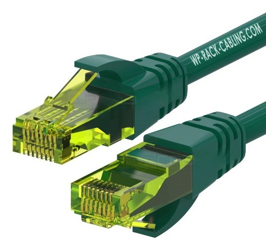 Wp Wpc-Pat-6au010g Cable De Red Verde 1 M Cat6a U/Utp (Utp)
