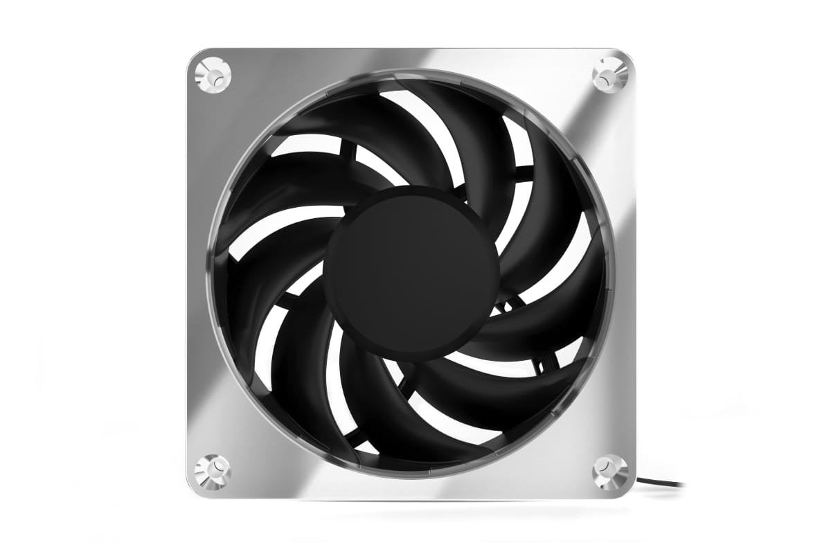 Ventilador Alphacool Apex Stealth Metal 120mm Lüfter 2000rpm Cromado