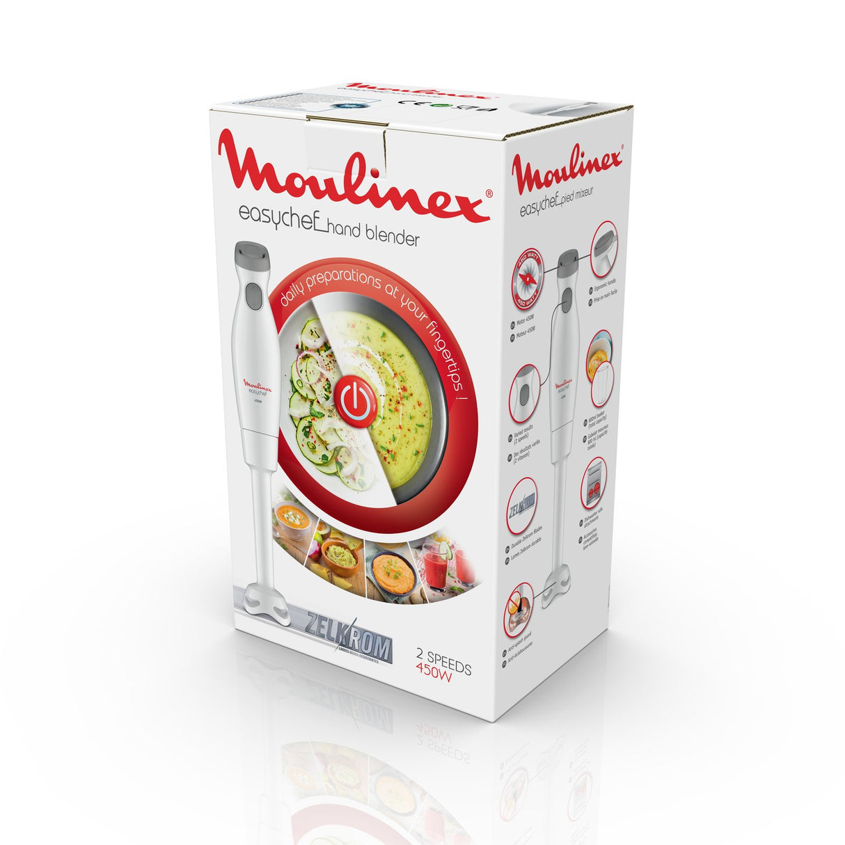 EAN 3016661154294 - Moulinex DD45A1 0,8 L Batidora de inmersión 450 W Blanco imagen 6