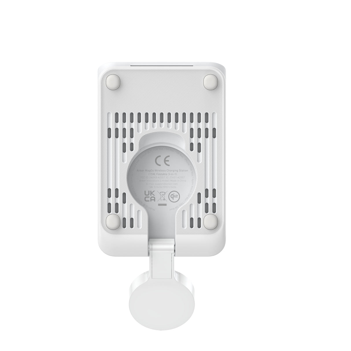 Cargador Magnetico Anker Maggo 15w 3in1 Blanco