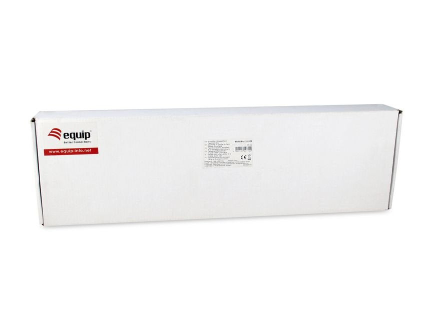 Equip Patch Panel 24x Rj45 Cat6 19 "1u Gris