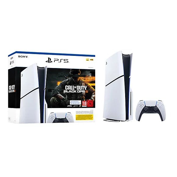 Ps5 Console 1tb Standard Slim White Call Of Duty 6 Bundle Ita