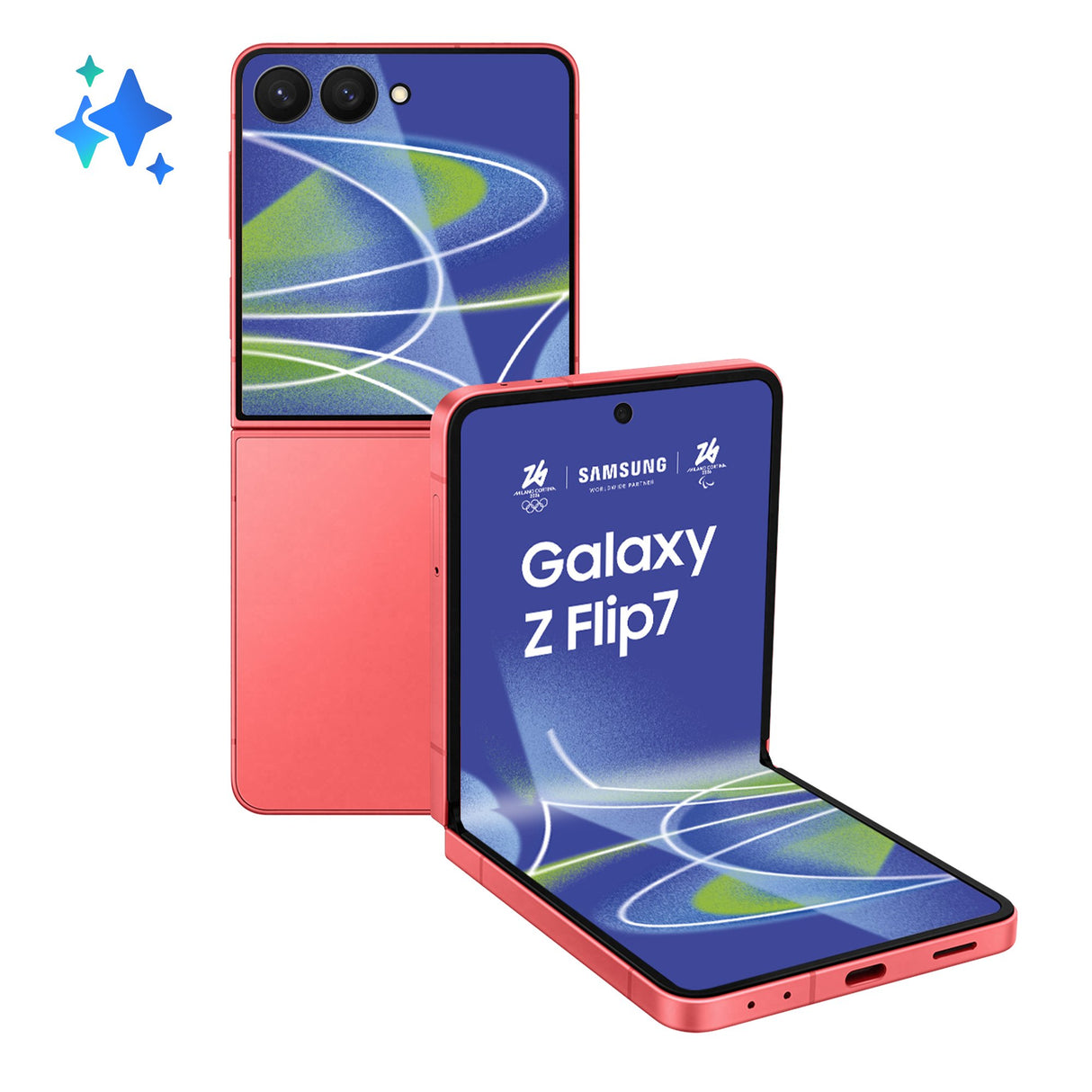 EAN 8806097426936 - Samsung Galaxy Z Flip7 17,3 cm (6.8") 5G 12 GB 512 GB 4300 mAh Coral imagen 1