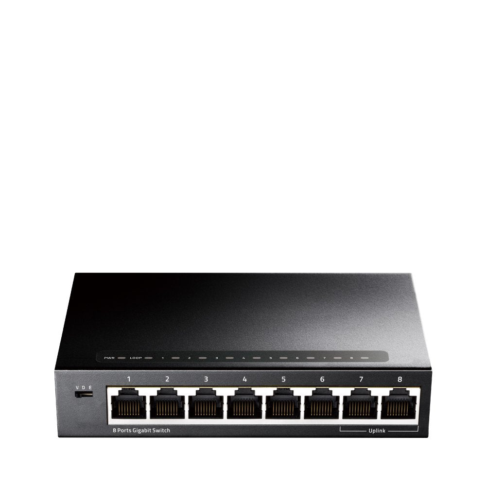 EAN 6971690790554 - Cudy GS108 switch Gigabit Ethernet (10/100/1000) Negro imagen 1