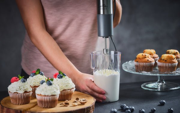 Eta Eta421590000 Batidora De Mano Spesso Ii Con Accesorios, 1200 W, Gris