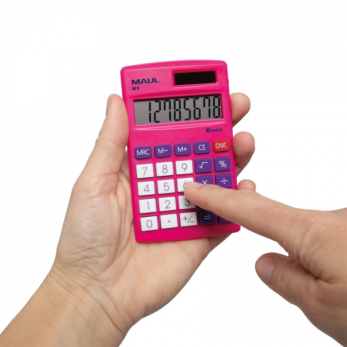 Calculadora De Bolsillo M8 Rosa