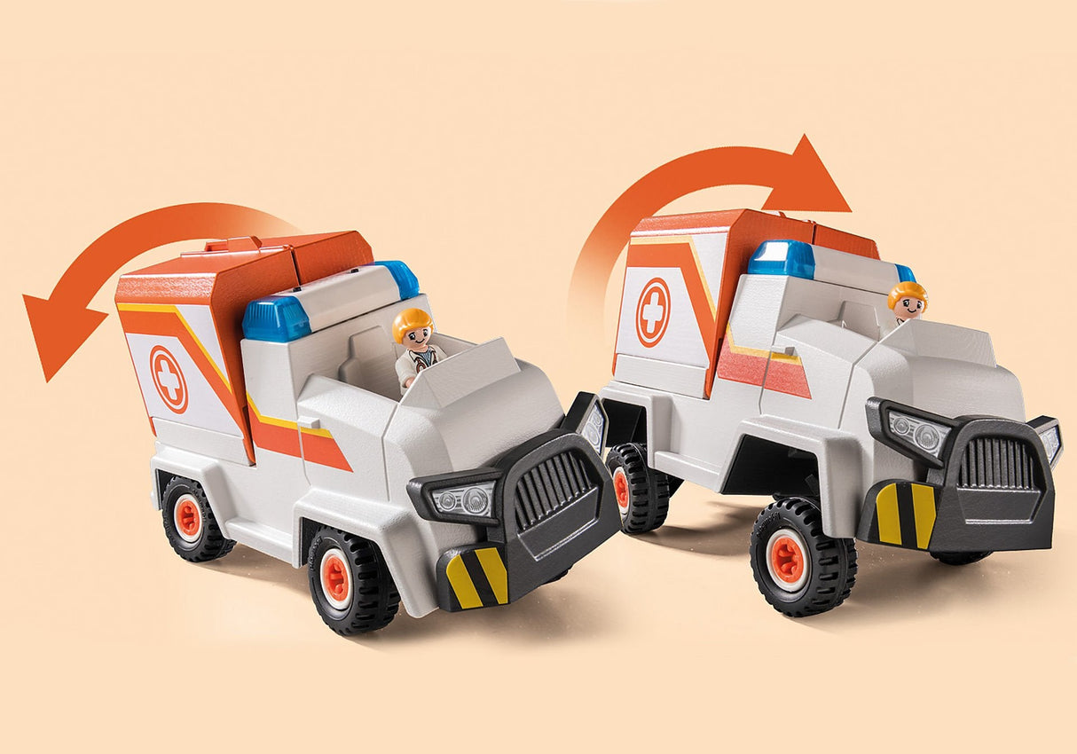 Playmobil 70916 Duck On Call Vehiculo De Emergencia Ambulancia