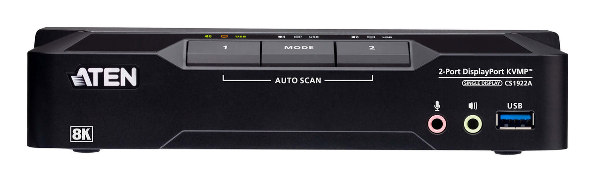 EAN 4711581520721 - ATEN CS1922A-AT-G interruptor KVM Negro imagen 2