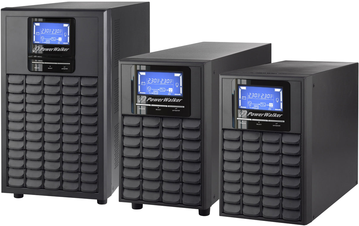 EAN 4260074976571 - PowerWalker VFI 3000C LCD sistema de alimentación ininterrumpida (UPS) Doble conversión (en línea) 3 kVA imagen 1