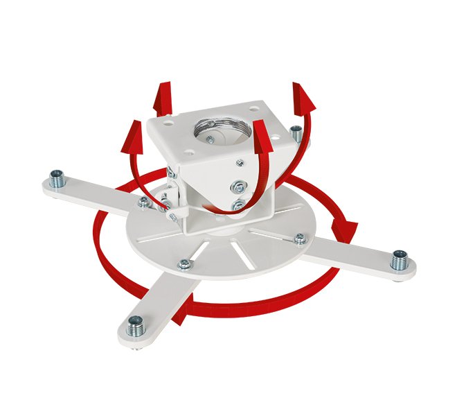 Bt899xl/W - Extra-Large Heavy Duty Projector Ceiling Mount White