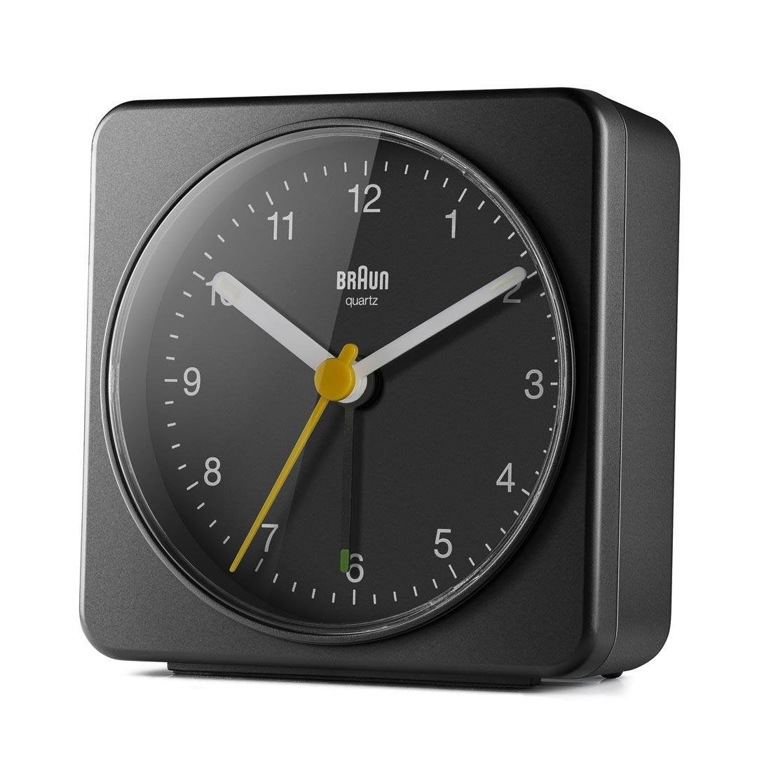 Braun Bc 03 B Reloj Despertador De Cuarzo Analógico Negro
