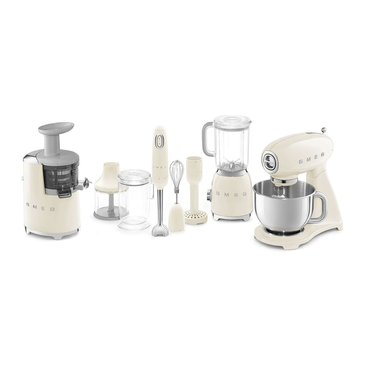 EAN 8017709269159 - Smeg SMF03CREU batidora Batidora de varillas 800 W Crema de color imagen 8