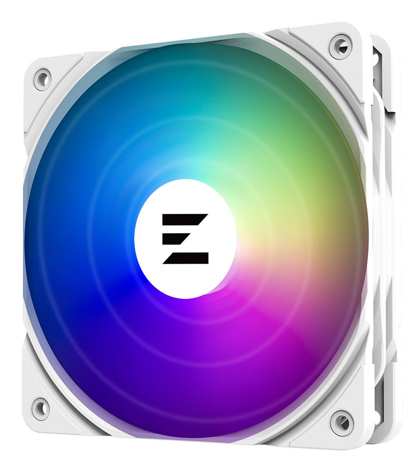 Ventilador Pc Zalman Zm-Af120 Argb 1x Vent 120mm Blanco