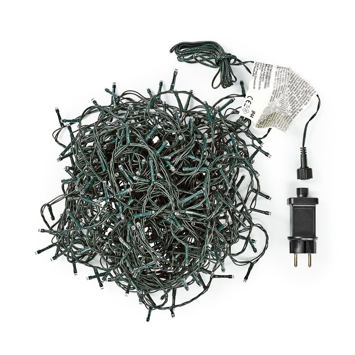 Guirnalda Fija 120 Leds Blanco Calido Fija 220v 12m Ip44