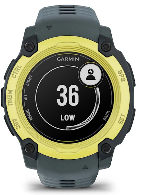 Smartwatch Garmin Instin E 40mm Amarillo Silicona Azul