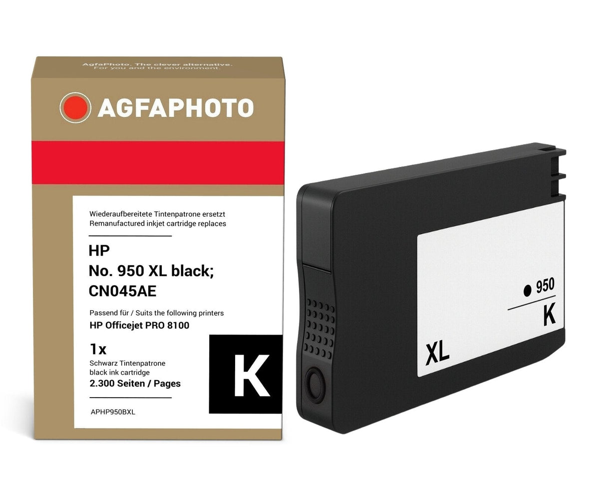 Agfaphoto Aphp950bxl Ap Hp. Oj Pro8100 B Cartucho De Tinta 1 Pieza(S) Negro
