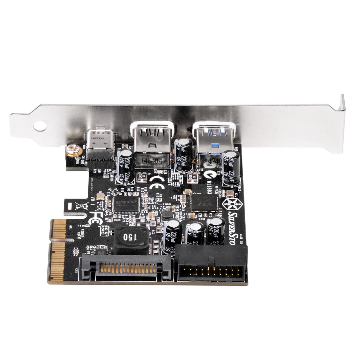 EAN 4710007223062 - Silverstone ECU05 tarjeta y adaptador de interfaz Interno USB 3.2 Gen 1 (3.1 Gen 1) imagen 5