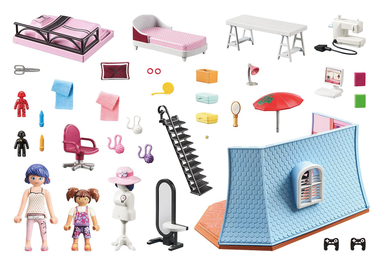 Playmobil 71334 Miraculous: Marinettes Loft