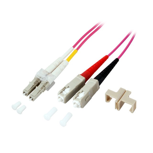 Efb Duplex Cable De Red Lc-Sc Om4 7,5m Lszh 2mm Erikaviolett