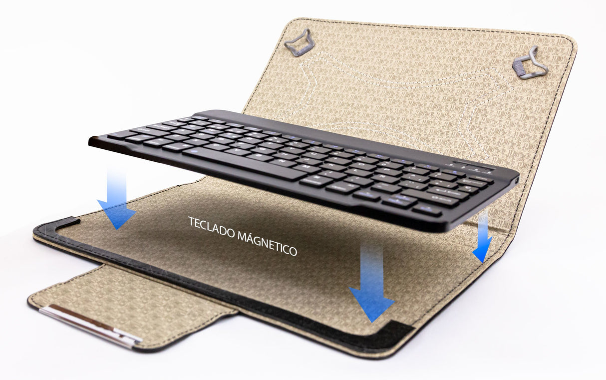 EAN 8436550235364 - TALIUS TAL-CV3007BLK funda para tablet 25,4 cm (10") Funda delantera Negro imagen 3